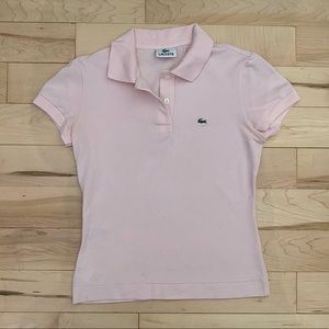 Lacoste Women’s Light Pink Stretch Pique Polo